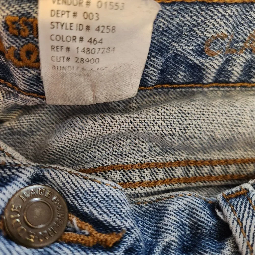 Vintage Eddie Bauer Jeans Mens 34x29* Classic Fit Straight Denim Workwear